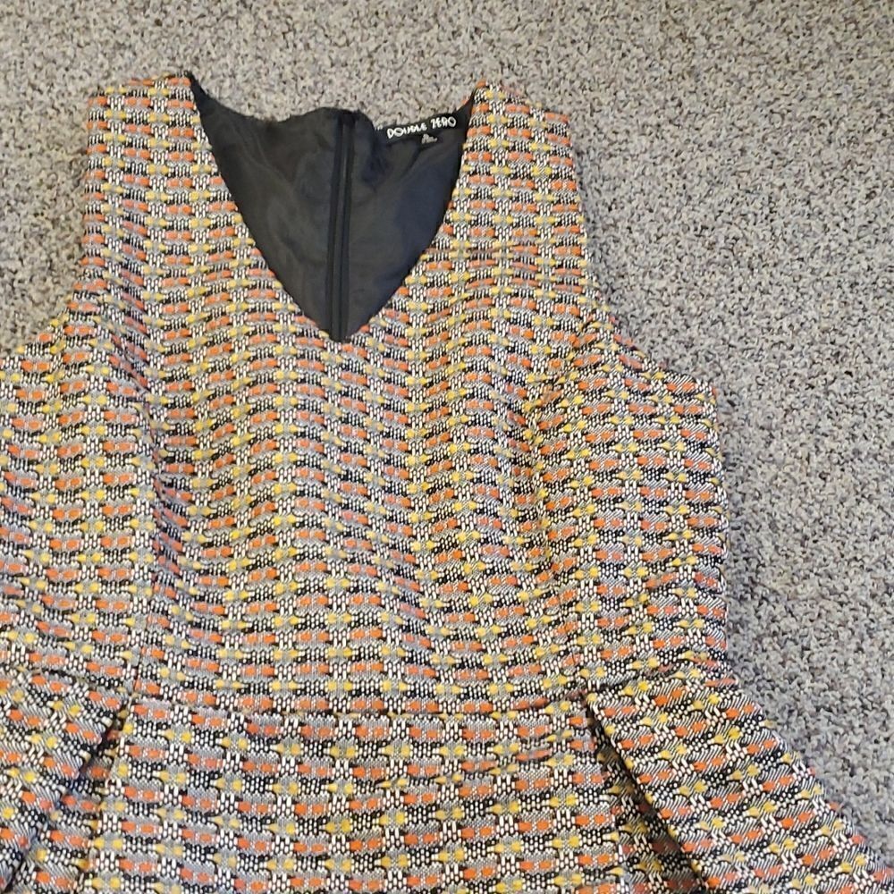 Forever 21 Dress Small Double Zero Woven Dress Patterned Size Small - Picture 2 of 6